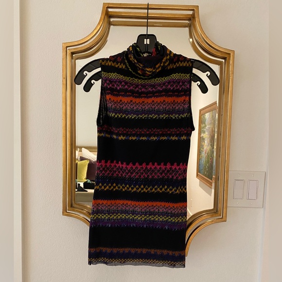 Fuzzi Multi Flame Sheer Top - Picture 1 of 7